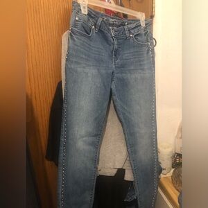 Jennifer Lopez Blue Metal Stud Skinny Jeans-  177A $25 or $20 w/offer